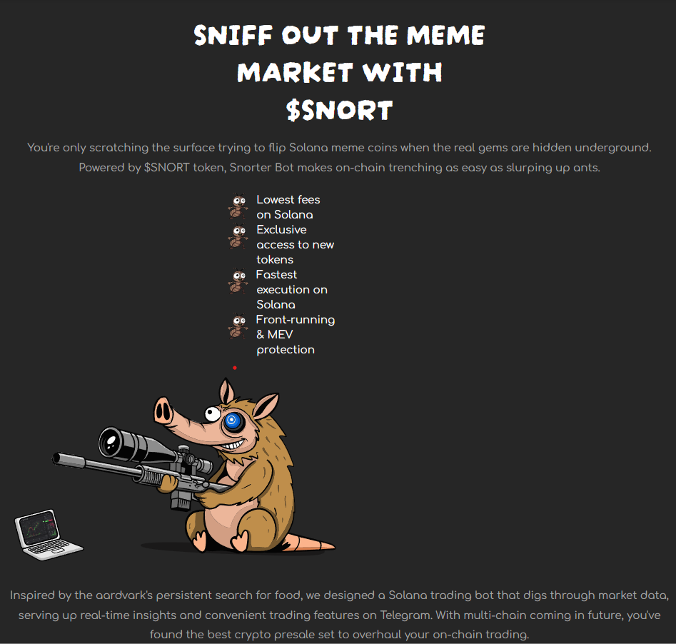 Snorter Bot features