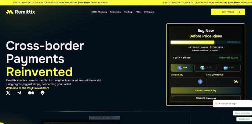 Remittix (RTX) – The Cross-Chain DeFi Project You Can’t Ignore