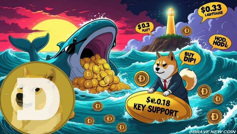 Bnc Nov 2-4152 Dogecoin (DOGE) Price Prediction: $440 Million Whale Sell-Off Tests $0.18 Support as Bulls Target $0.33 Rebound