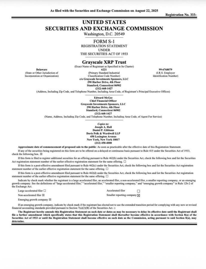 Grayscale’s Spot XRP ETF Set to Launch