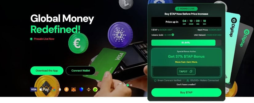 $TAP’s Early Presale Stages Matter More Than Ever