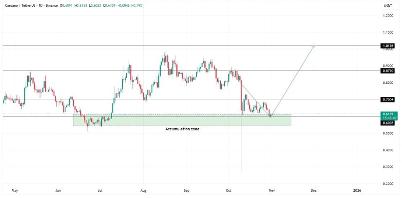 Smart Money Accumulating Cardano
