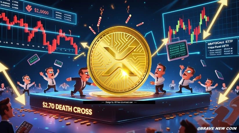 Bnc Nov 5-110 XRP Price Prediction: XRP Faces Short-Term Pain After Death Cross at $2.70, but Grayscale ETF Filing Sparks Optimism
