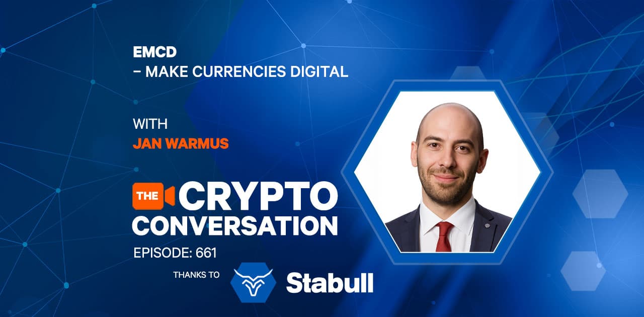 Jan Warmus is the director across Europe at EMCD — one of Europe’s fastest-growing crypto super apps with over 400,000 verified users. EMCD is positioning itself as a “Web2.5” bridge, offering fiat ramps, staking, and other retail-friendly crypto services in a highly compliant, accessible format.