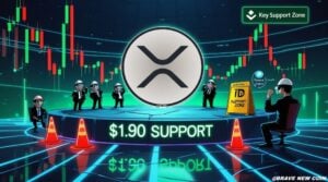 XRP Price Prediction: Weekly TD Buy Signal Flags Potential Stabilization as XRP Defends $1.90 Support