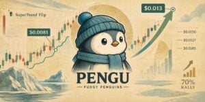 Pudgy Penguins (PENGU) Price Prediction: Bullish SuperTrend Flip Signals Potential 70% Rally to $0.013