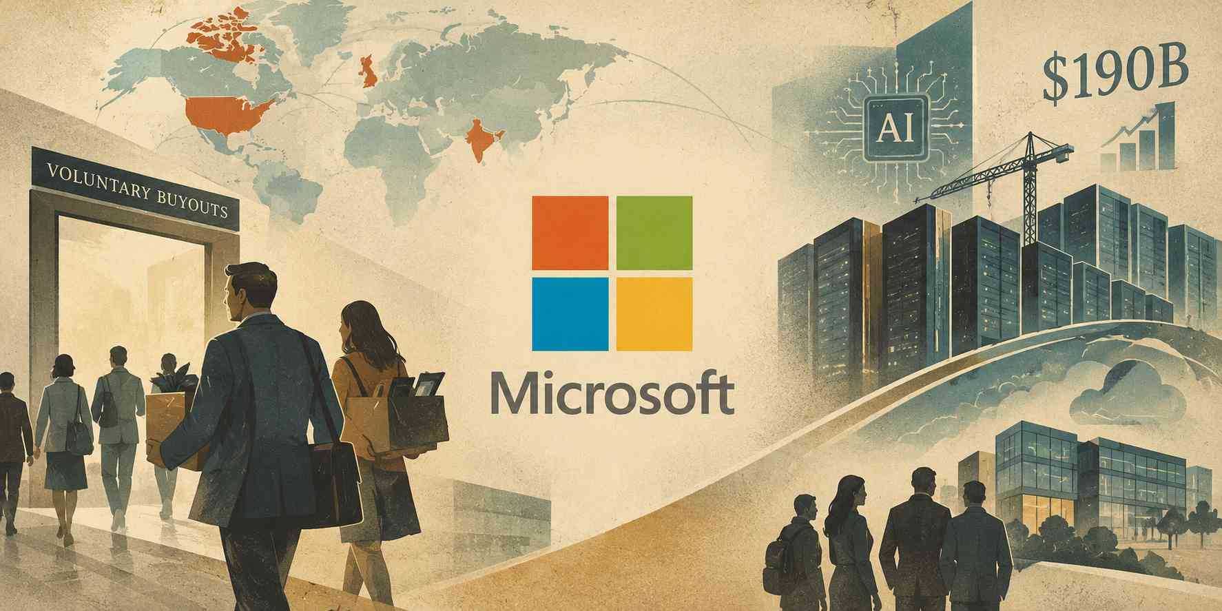 AI News: Microsoft Offers Buyouts to 60,000 Employees