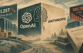 OpenAI valuation drop and Anthropic $80 billion loss news