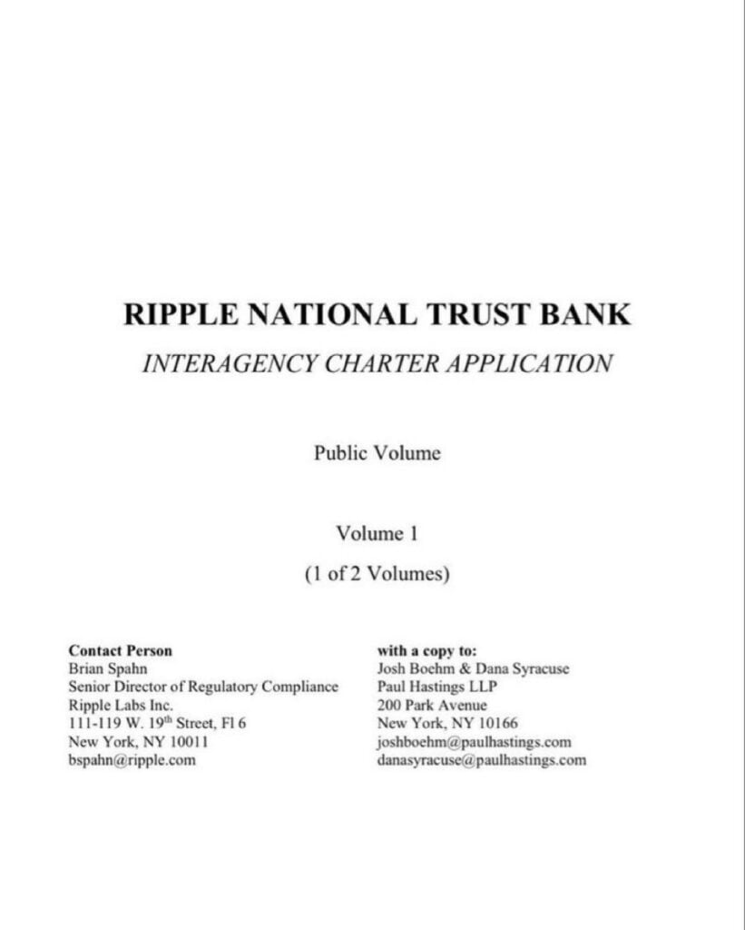Ripple National Trust Bank approved by OCC
