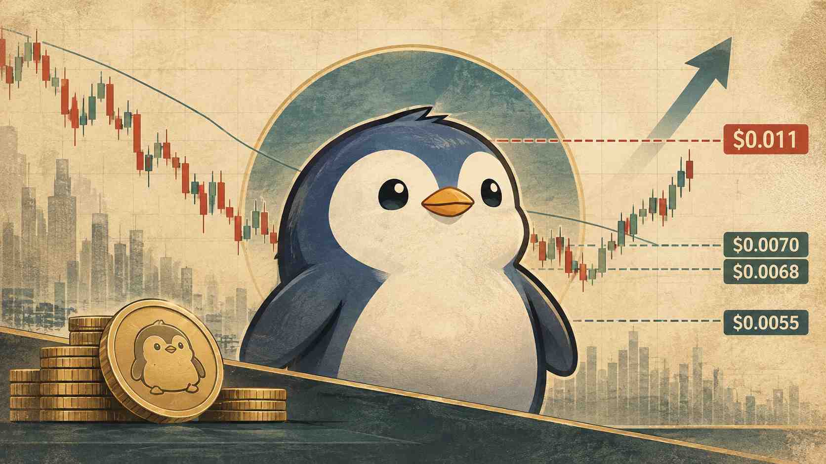 Pudgy Penguins (PENGU) Price Prediction: Can Bulls Break $0.011 Resistance and Trigger a Major Rally?